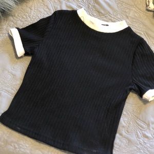 Brandy Melville Ringer Tee